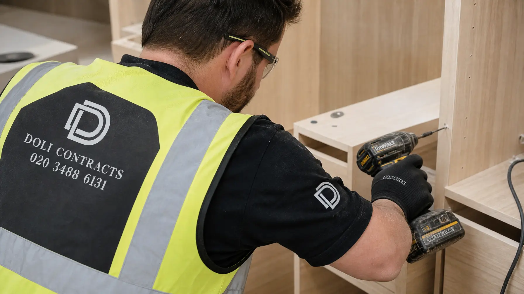 Commercial interior fit-out completed by Doli Contracts